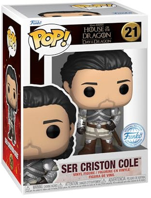 Funko Pop! TV: House of The Dragon - Ser Criston Cole - Exclusiva Amazon - Figura de Vinilo Coleccionable - Idea de Regalo- Mercancia Oficial - Juguetes para Niños y Adultos - TV Fans