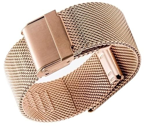 dayeer Milanese-Loop-Uhrenarmband für DW-Uhrenarmband für Daniel Wellington. Bandbreite aus Edelstahl (Color : Rosegold, Size : 22mm)