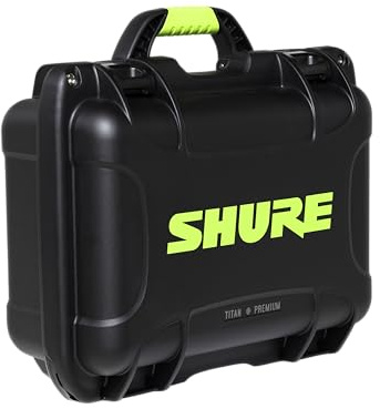 Shure by Gator Titan Series Premium Wasser- und staubdichte Hülle mit individuellem Schaumstoffnest für das Shure SM7 Series Mikrofon (SH-SM7-WP)