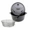 SANTOS Dutch Oven mit Deckel - inkl. Frittierkorb Ø 27,5 x9,5cm - 8,5 L/9 Qt Feuertopf - Gusseisen - ideal für Lagerfeuer, Feuerstelle, Kohle- oder Gas-Grill