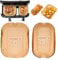 FTUREERA 200 Stück Backpapier für Heißluftfritteuse Kompatibel mit Philips 3000-Serie 6L/3L, 5000-Serie 6L/3L, Tefal Easy Fry EY901810 EY905D 5,2L/3,1L, Airfryer Backpapier für Cecotec 5,5L/3,5L