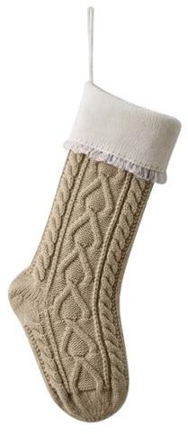 Stricken Weihnachten Party Dekorationen Wolle Weihnachten Süßigkeiten Tasche Dekorationen Liebe Quaste Socken