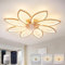 Modern Smart Ceiling Fan with Lights WiFi Enabled Reversible 6 Speeds Timer Voice Control Compatible with Alexa and Google Assistant Ideal for Bedroom