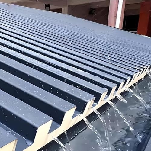 Insulated Polycarbonate Roofing Panel for Pergola Canopy Waterproof Thickened Siding Sheet for Balcony Roof Cover (1pc 150cm)