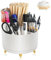 Organisateur De Bureau Rotatif à 360° - Rotatif Pot a Crayon, rotatif à 360°, 5 Compartiments, Matériau HIPS+PS, Idéal pour Bureau, Cosmétiques et Outils