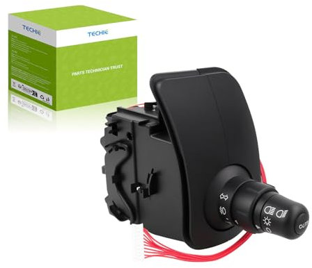 Techie Interruptor de limpiaparabrisas para Clio III 2005 – 2010, Kangoo 2008-2011, modo 2004-2010, apto para 255405605R 7701057088,7701057089,7701057090.8201590.8201590 0638
