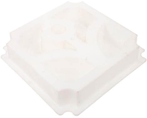 Holibanna de jardín decoración de jardín césped trampolín de hormigón de cemento piedra del patio más plantillas molde de ladrillo de cemento molde de maceta polipropileno blanco