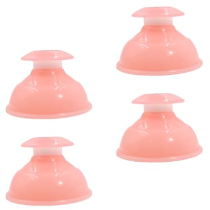 VICASKY Ventouses de Massage en Silicone Élastique 4 Pièces Kit Portable de Ventouses Esthétiques Indolores Outil de Beauté pour Corps et Visage Usage et Détente Couleur Couleur Aléatoire