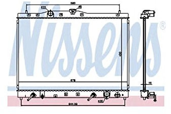 Nissens Radiator - 68116