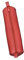 Alassio 43140 - Schlamperrolle aus echtem Leder, Stiftetui rot, Schlamper ca. 21 x 6 cm, Schlampermäppchen rund, Etui für Schreibgeräte, Faulenzer mit Reißverschluss