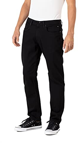 Reell Nova 2 Black 31/32 Hose für Männer, Herrenjeans, Tapered Fit