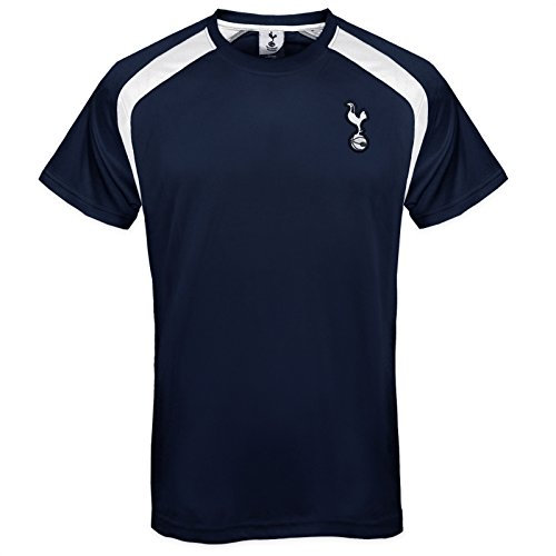 Tottenham Hotspur - Herren Trainingstrikot aus Polyester - Offizielles Merchandise - Geschenk für Fußballfans - Marineblau - M