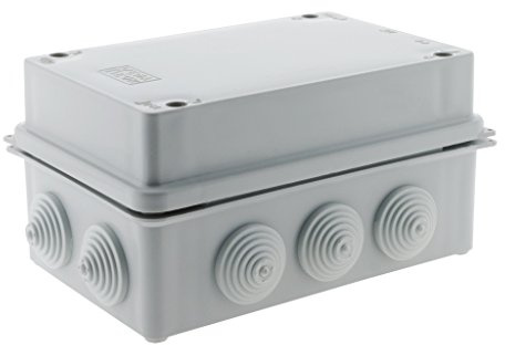 Zenitech Abzweigdose, wasserdicht, rechteckig, IP65, 175 x 110 mm, 83 mm