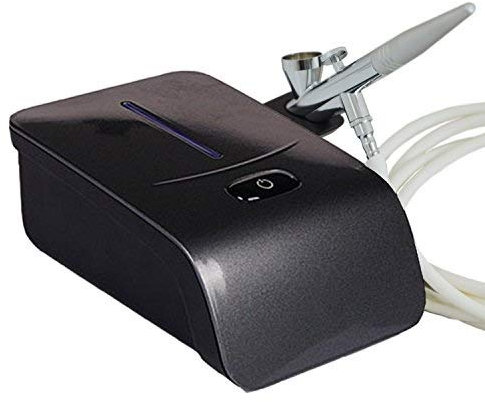 AirBrush Set Carry IV-TC - Airbrush Kompressor mit Sensor-Touch-Control-Technologie für Airbrushfarben Airbrushpistole Single Action Gun, optimales Airbrush-Kit für alle Anfänger