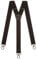 Olata Y Hosenträger mit Karabinerhaken – Frauen- und Herren Hosenträger – 4 cm. Schwarz