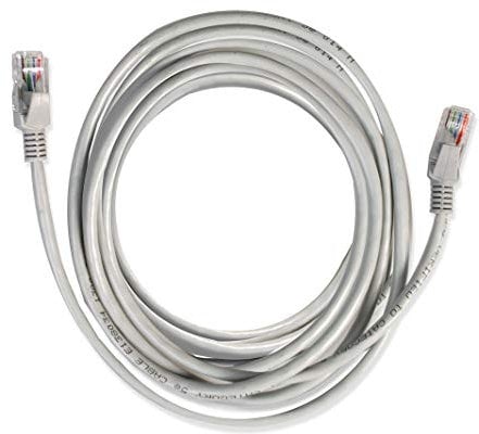 Vetrineinrete® Cavo Rete LAN ethernet RJ45 Cat 5e utp prolunga da 1,5 3 5 10 15 e 20 Metri cablato categoria 5 E CAT5 (5 mt) C47
