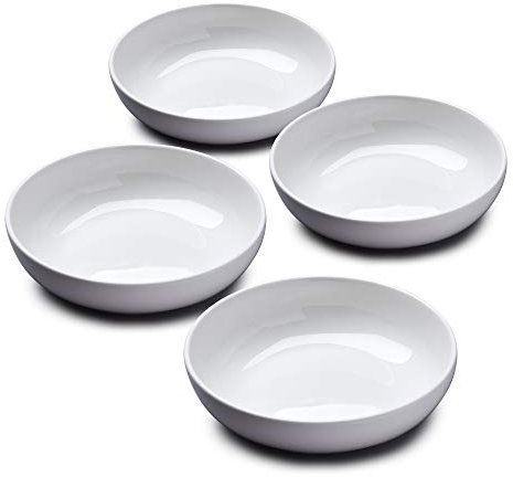 WM Bartleet & Sons 1750 TSET124 Traditional Set of 4 Porcelain Individual Soup, Cereal, Rice, Noodle, Salad Bowl, 18cm – White