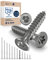 Edelstahlschrauben Torx Holzschrauben 4x35 Edelstahl V2A rostfrei Spanplattenschrauben für Holz Teilgewinde 4mm stark 35mm lang 500 Stück Schrauben Holz A2