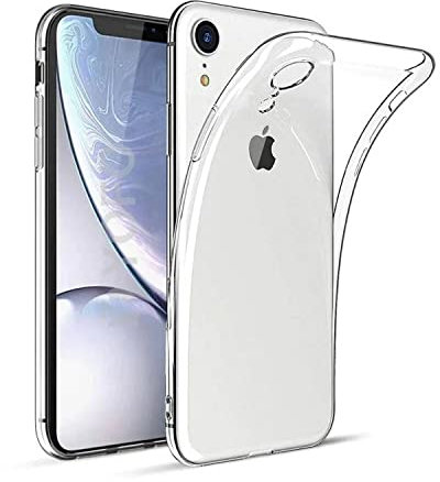 TUDIA Ultra Thin TPU Clear Case Compatible with iPhone XR Case (2018), Soft Drop Protection Lightweight Anti-Scratch Rugged Shockproof Slim Clear Bumper Shock-Absorption Transparent Protective Cover