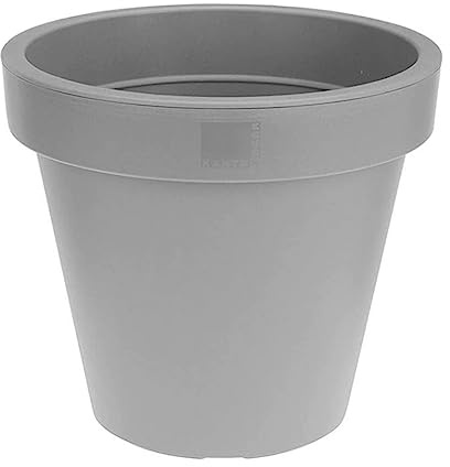 Plastiken Edp 74835 Pflanzgefäß, grau