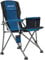XGEAR Klappstuhl, tragbarer Freizeitstuhl, Harter Arm, mit Getränkehalter und Aufbewahrungstasche, für Outdoor, Angeln, Festival, Picknick (blau)
