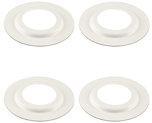 ElekTek Anillo adaptador reductor de pantalla de lámpara, 4 unidades, agujero de 29 mm para bayoneta B22 BC x 60 mm de diámetro. Metal – Fabricado en Reino Unido