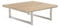 Sonnenpartner Lounge-Tisch Lotus Edelstahl mit Teakholz Loungetisch Beistelltisch