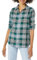 Amazon Essentials Chemise en Flanelle à Carreaux Légère, Manches Longues, Coupe Classique Femme, Vert Foncé Kilt Plaid, S