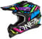 O'NEAL | Casco de Motocross | MX | Carcasa de ABS, Norma de Seguridad ECE 22.06, Aberturas de ventilación para una refrigeración óptima | Casco 2SRS Glitch V.23 | Adulto | Multi | Talla M (57/58 cm)