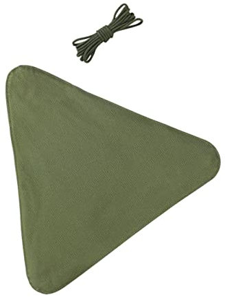 Garneck Sgabello Treppiede Da Campeggio Kit Sgabello Con Telo Corda Di Fissaggio Nylon Resistente Attrezzo Per Escursionismo Barbecue Pesca Giardino