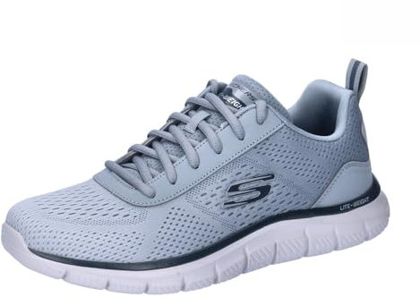 Skechers Track - Ripkent 232399-LTGY, Men Training Shoes, Grey, 42,5 EU