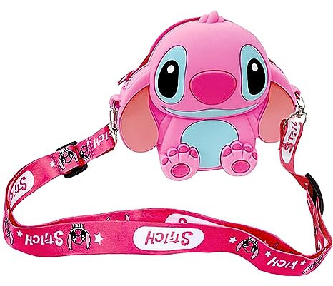 DIOTTI Stitch Cartoon Rucksack für Kinder, Umhängetasche Neue niedliche Cartoon Münztasche, Stitch Umhängetasche. Geeignet für Kindergeschenke