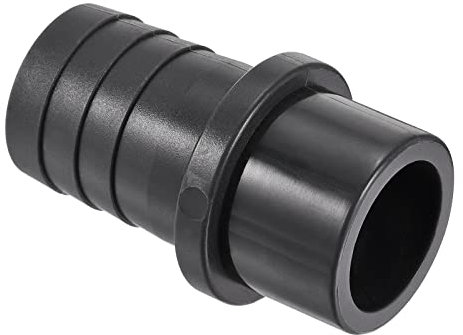 M METERXITY 1 Paquet PVC Tuyau Raccord - Eau Tube Connecteur, 30mm Barbelure Droit Tuyau Joint, Appliquer à Extérieur/Jardin/Piscine (OD 32mm, Noir)