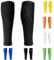 Football Sock Sleeves to Pair with Grip Socks – Team Leg Sock Sleeves for Shin Guard Protection Suitable for Football Basketball Running and Sports