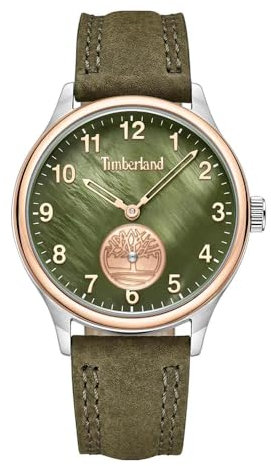 Timberland Damen Analog Armband-Uhr Ladies HENNIKER 5 mit hochwertigem Leder-Armband