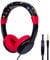 Kids Headphones with Microphone,Toddler Headphone Safe Volume Limited 85dB for Children Wired On Ear Girls Boys Earphones for iPad/Tablet/Online/School/Travel-Black