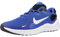 Nike Revolution 7, Sneaker Uomo, Game Royal White Black, 32 EU