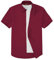 Mens Short Sleeve Oxford Shirt Plain or Stripe,Classic Fit,Button Down Collar & Pocket. Holiday Apparel Leisure Shirts. by Janeo British Apparel. Merlot Wine Plain, 3XL