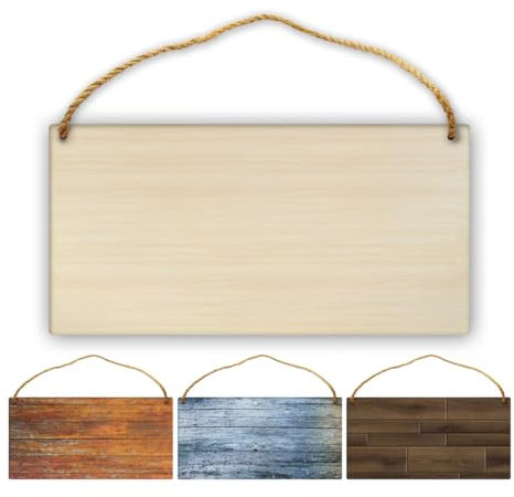 Xswzaqolk Individuelle Holzschilder mit Ihrem beliebigen Textbild, Logo, personalisierbar, Willkommensschild für Haustür, Garten, Familie, Höhle, Bar, Café, Wanddekoration, 30 x 15 cm