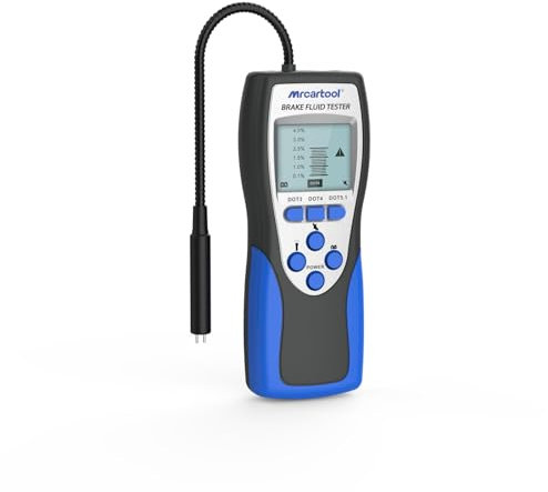 BELEY Automotive Bremsflüssigkeitstester Bremsflüssigkeitsprüfer Auto - Digitale Bremsflüssigkeit Siedepunkt Messgerät für DOT3 DOT4 DOT5.1 mit 2,8 LCD-Bildschirm & Hochpräziser Sonde (F60)