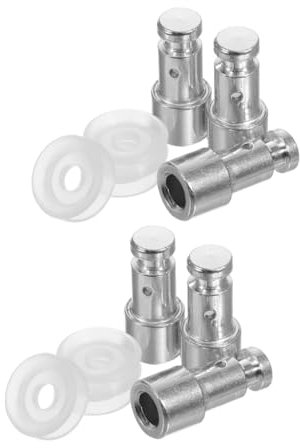 ABOOFAN Universelles Schwimmerventil Satz Für Elektrische Schnellkochtöpfe Aus Edelstahl Und Gummi Ersatzventile Mit Dichtungsring Für 4l/5l/6l Kochdeckel Langlebiges Schnellkochtopf Zubehör