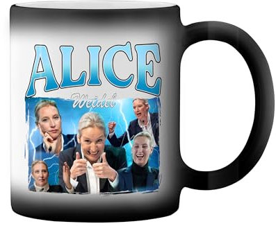 All Faces Of Alice Weidel Afd Black Magic Tasse Mug