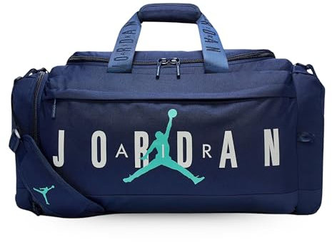 Jordan Velocity Reisetasche Blau 55 L Code MM0920-U90, blau / weiß, 30 cm x 63.5 cm x 33 cm