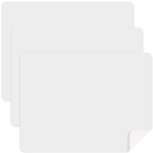 Luxeu Silikon Unterlage, 3 Stück 40 * 30cm Tischset Transparent, Bastelmatte rutschfeste für Epoxidharz Handwerk, Malerei, zum Platzieren von Kaffeemaschine