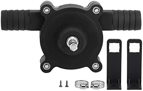 Hiraith Mini Bombas de Agua de Autoevaluación para Taladro Eléctrico, Velocidad de Flujo de 30-40L/min-bomba Portátil ABS para Transferencia de Aceite/agua, Ideal para Uso de Jardín y
