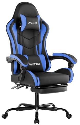 Chaise Gaming Chause Gaming Siège Gaming Confortable en Cuir Fauteil Bureau