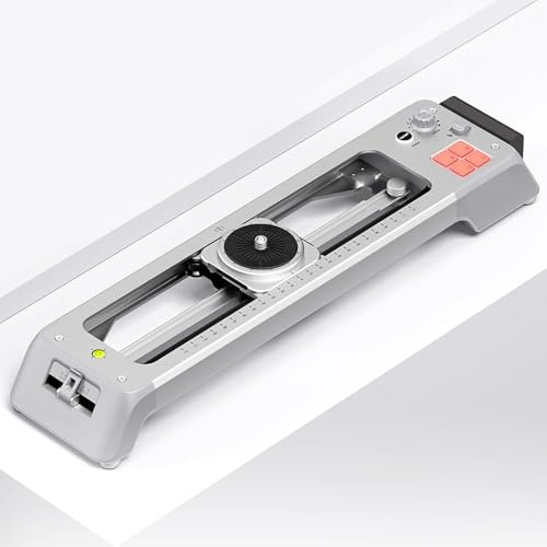 Vituord Motorisierter Kamera-Slider, 125° Panorama-Drehschiene, Tragkraft 2,5–5 Kg, Tasten- Und App-Steuerung, Für Zeitraffer-, Video- Und Roundtrip-Aufnahmen