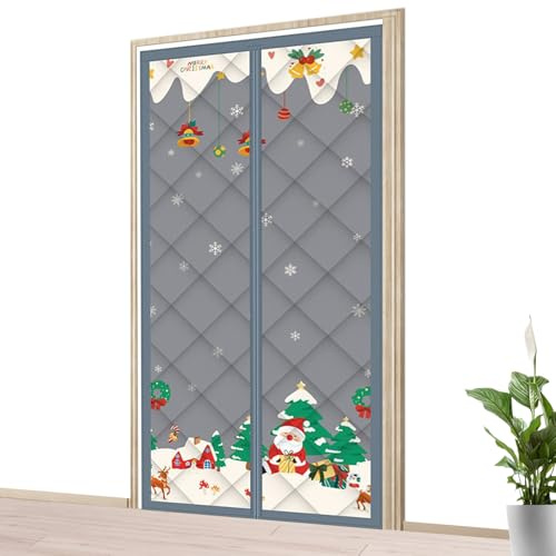 Mihauuke Rideau De Porte Isolant,Housse Magnétique Anti-Vent - Rideaux Pour Empêcher Les Courants D'Air Froid | Pour Protection De L Embrasure De Porte De La Pièce De L Appartement De La Maison De L