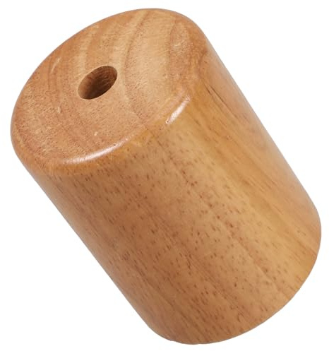 Outanaya Douille en Bois Massif E27 pour Ampoule à Vis Support de Lampe Rond pour Plafonnier Culot D’Ampoule pour Éclairage Intérieur Café Chambre et Salle à Manger Accessoire