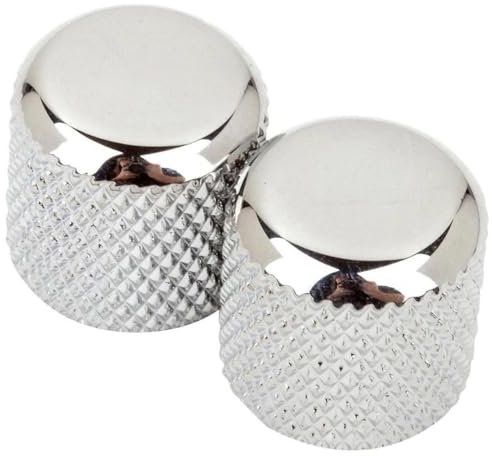 Fender Telecaster/Precision Bass Dome Knobs -Chrome